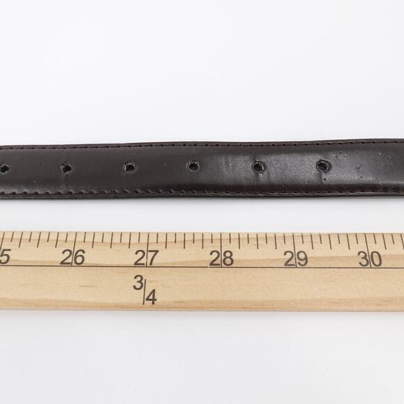 Bundle Lauren Ralph Lauren-Beverly Hills Polo Club Leather Belt Medium Brown - Picture 6 of 16